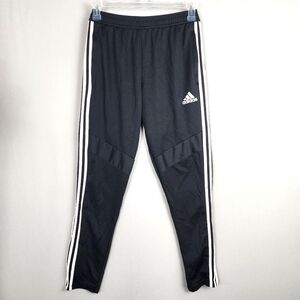 Adidas Aeroready Womens Sz Medium 3 Stripe Zipper Leg and Pockets